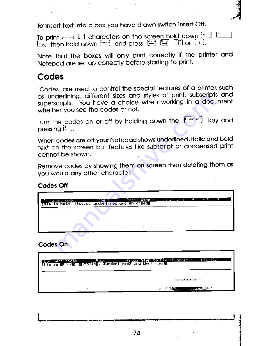 AMSTRAD Notepad NC100 Скачать руководство пользователя страница 76