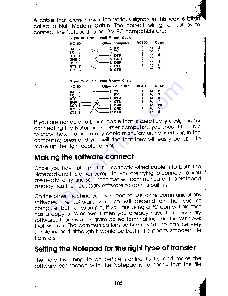 AMSTRAD Notepad NC100 Скачать руководство пользователя страница 108