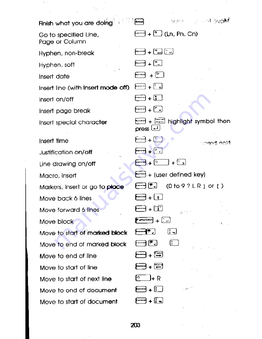 AMSTRAD Notepad NC100 Manual Download Page 205