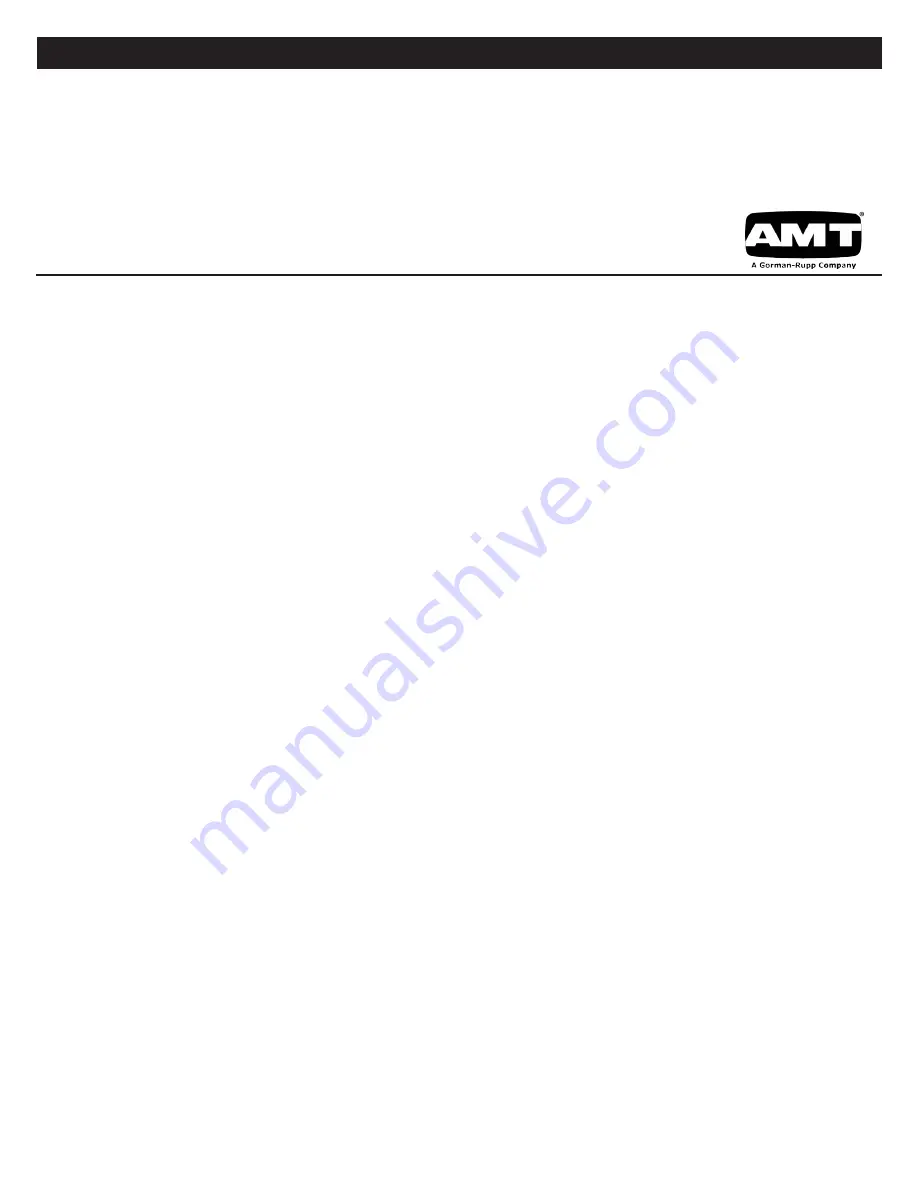 AMT 25FP10YR Parts Manual Download Page 1