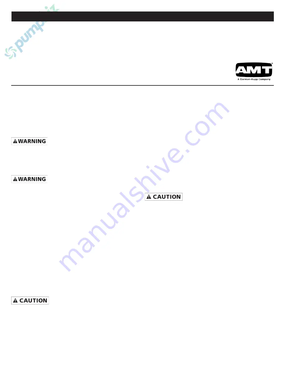 AMT 2877-95 Specifications Information And Repair Parts Manual Download Page 1