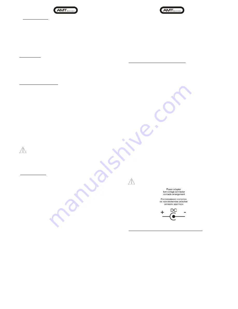 AMT SS-30 User Manual Download Page 2