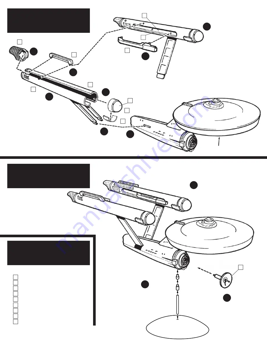 AMT Star Trek U.S.S. ENTERPRISE Скачать руководство пользователя страница 2