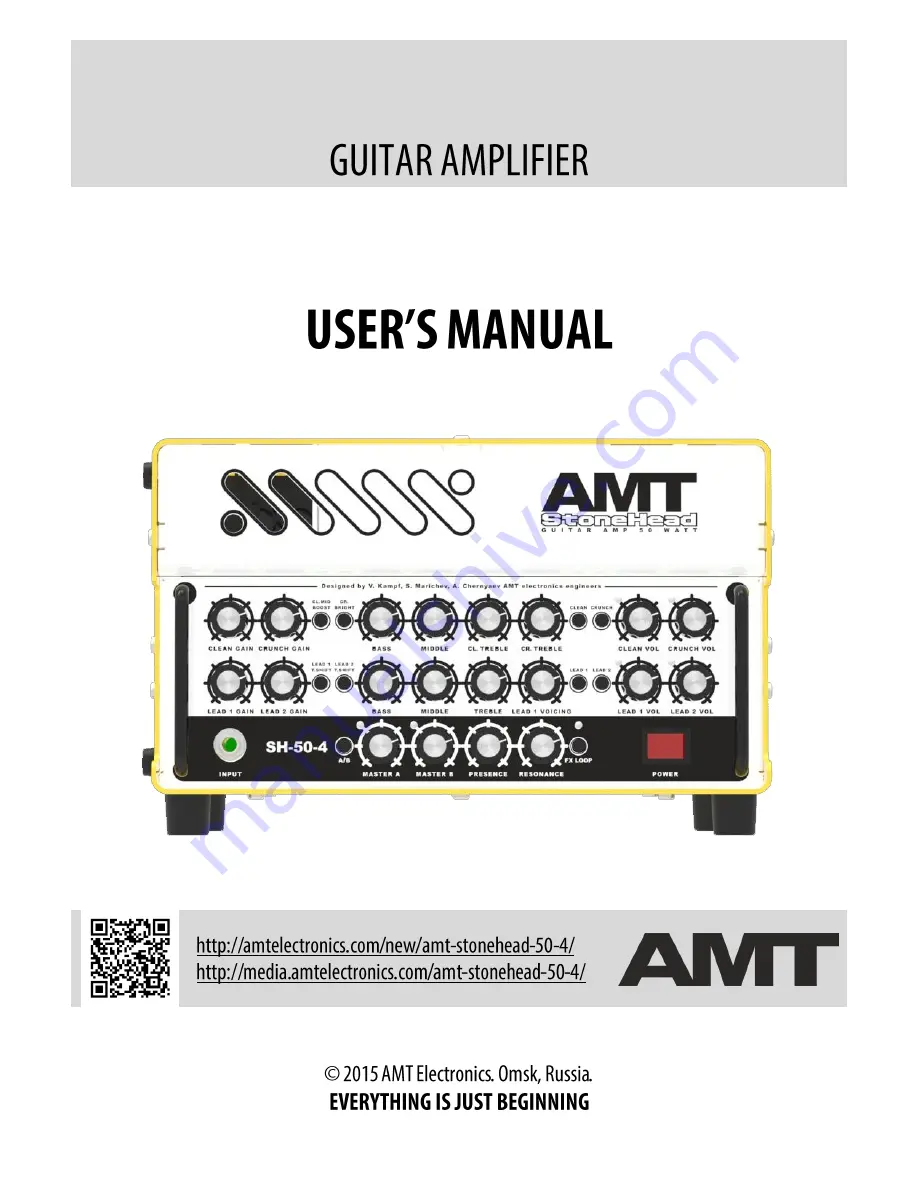 AMT StoneHead-50-4 User Manual Download Page 1