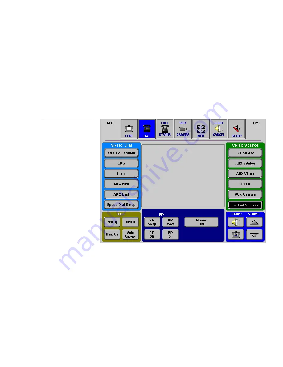 AMX Codec Master Control System Скачать руководство пользователя страница 73