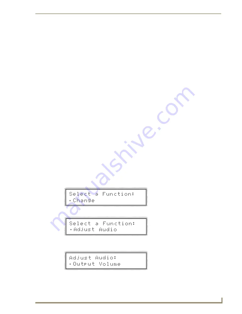 AMX Distribution Matrix Octaire Instruction Manual Download Page 58