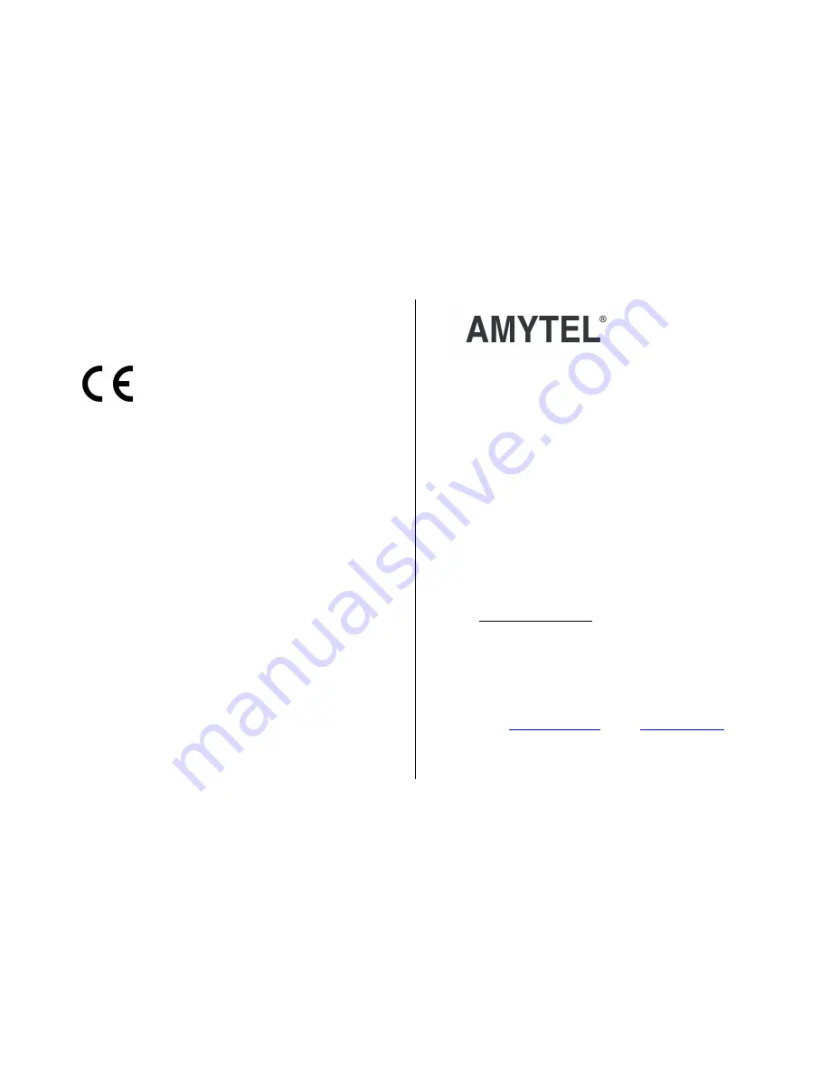 Amytel AT 3086a Скачать руководство пользователя страница 8