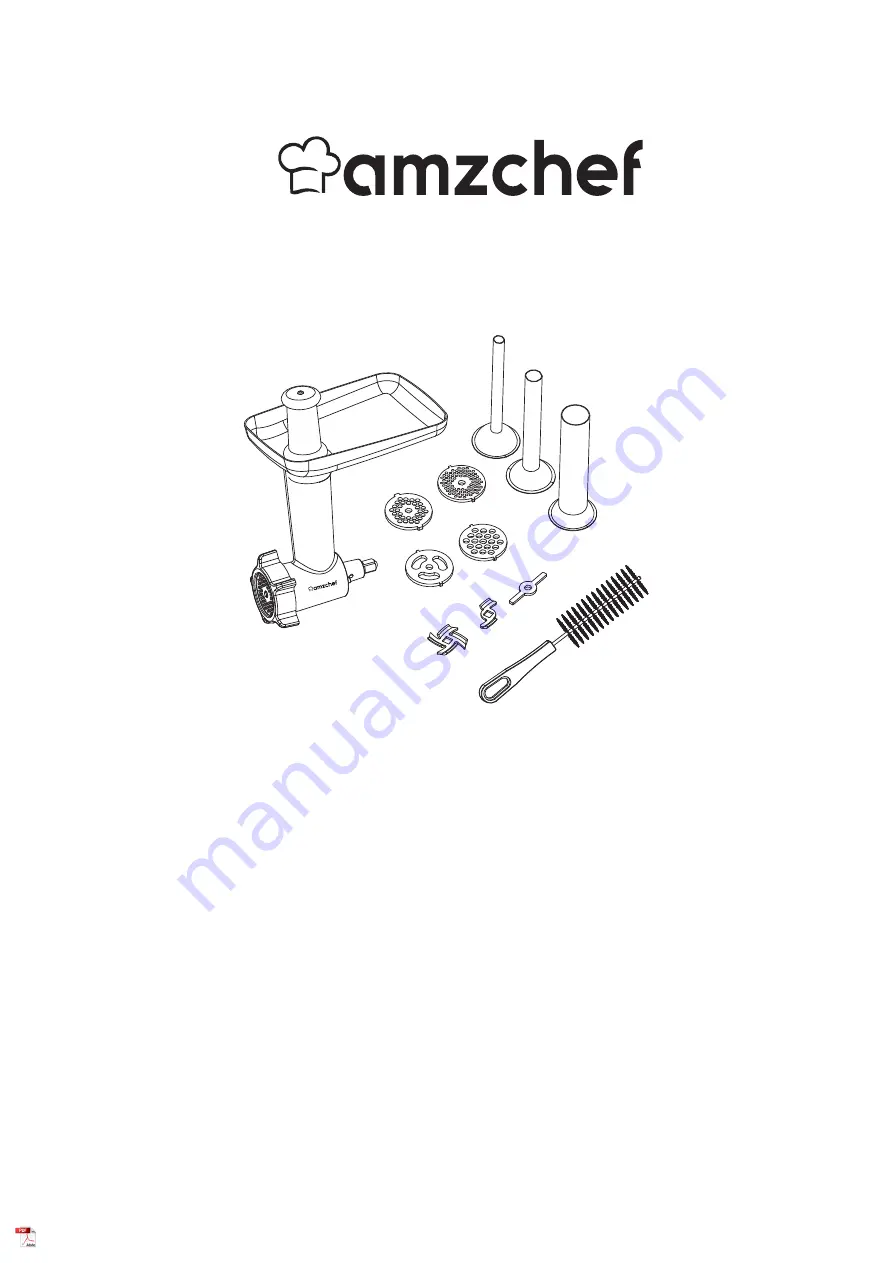 amzchef P-002B Скачать руководство пользователя страница 1