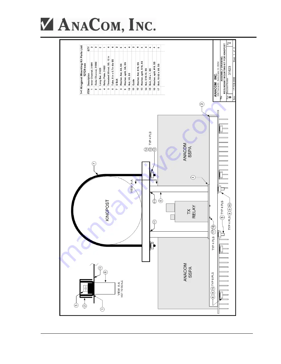 AnaCom AnaSat SSPA series Operating Manual Download Page 13