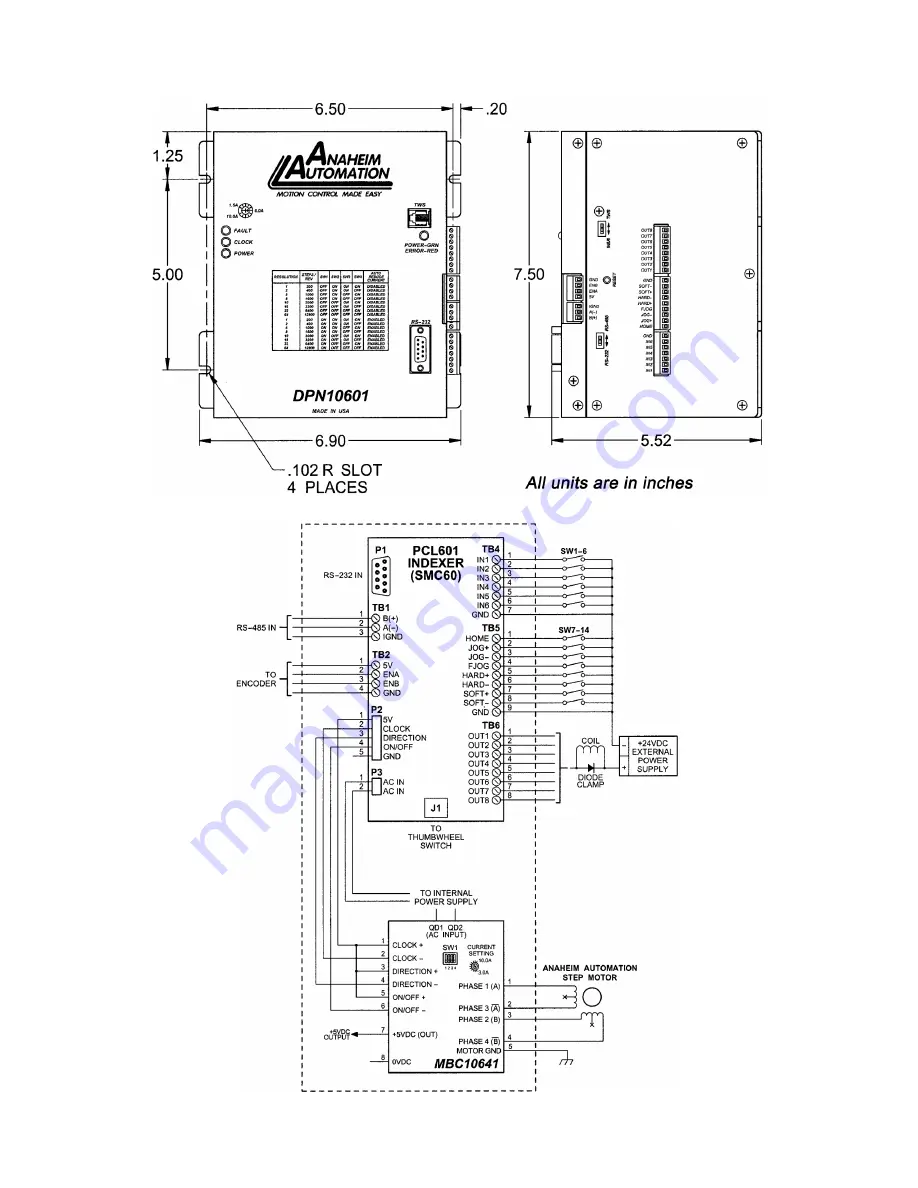 Anaheim Automation DPN10601 Скачать руководство пользователя страница 5