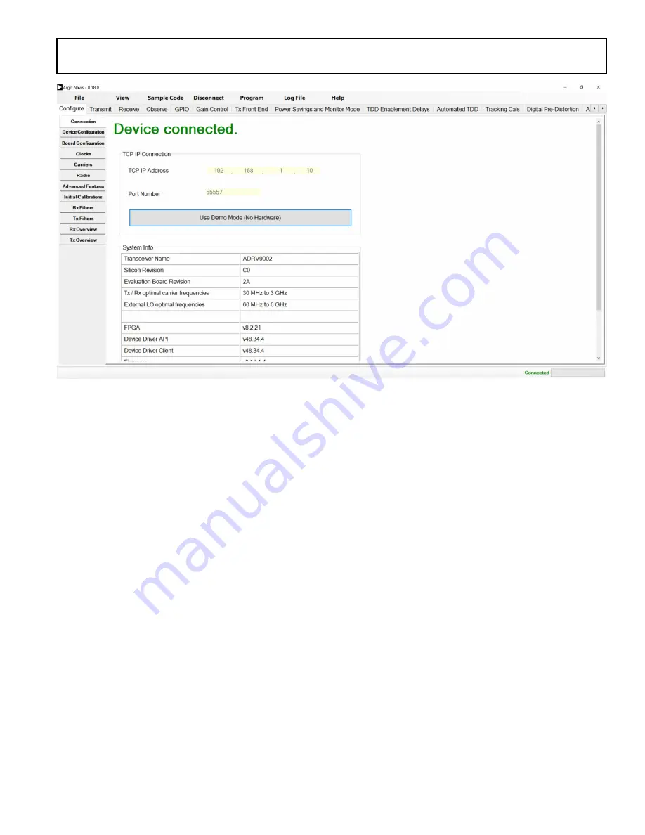 Analog Devices ADRV9001 User Manual Download Page 299