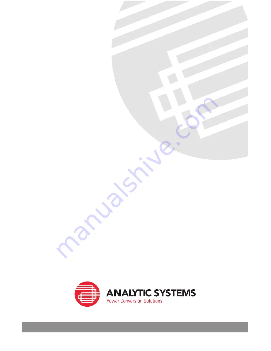 Analytic Systems BCA1000R Installation & Operation Manual Download Page 16