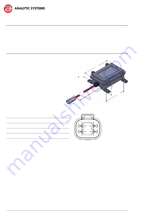 Analytic Systems VCH10W Installation & Operation Manual Download Page 6