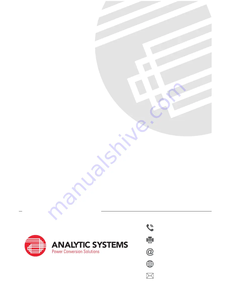 Analytic Systems VTC1015 Series Installation & Operation Manual Download Page 14