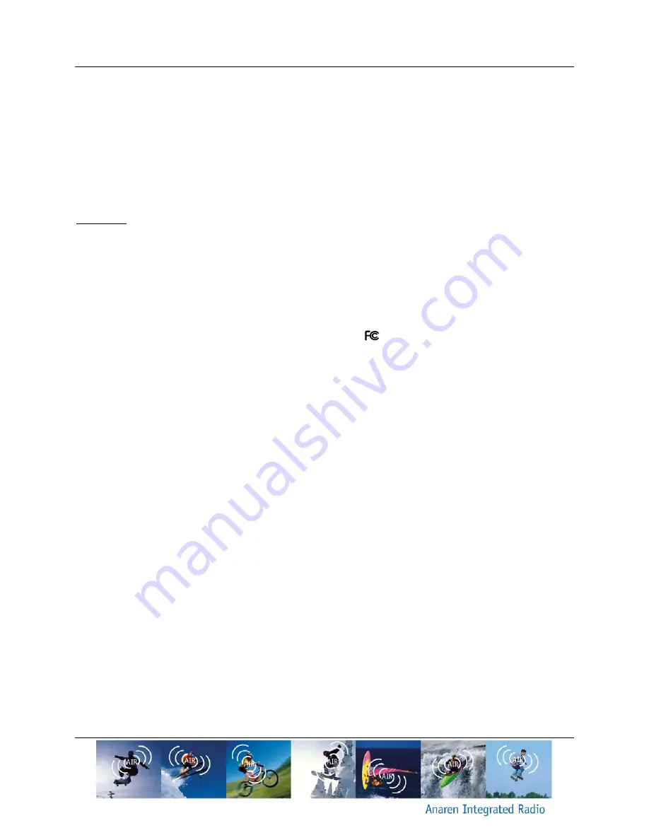 Anaren A8520E24A91 User Manual Download Page 3