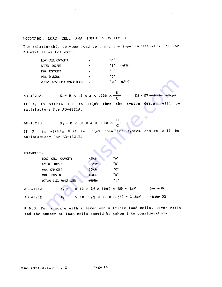 AND Weighing indicator AD-4321A Instruction Manual Download Page 16