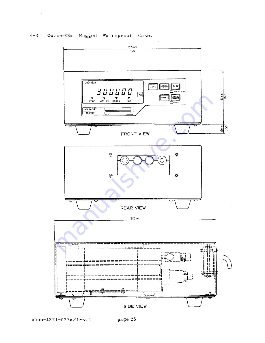 AND Weighing indicator AD-4321A Instruction Manual Download Page 26