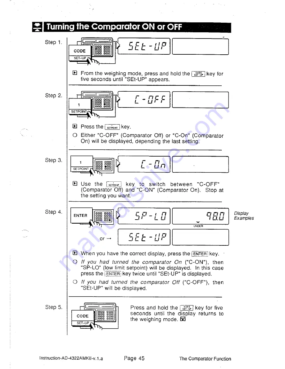 AND Weighing Indicator AD-4322A Mark II (MKII) Скачать руководство пользователя страница 51