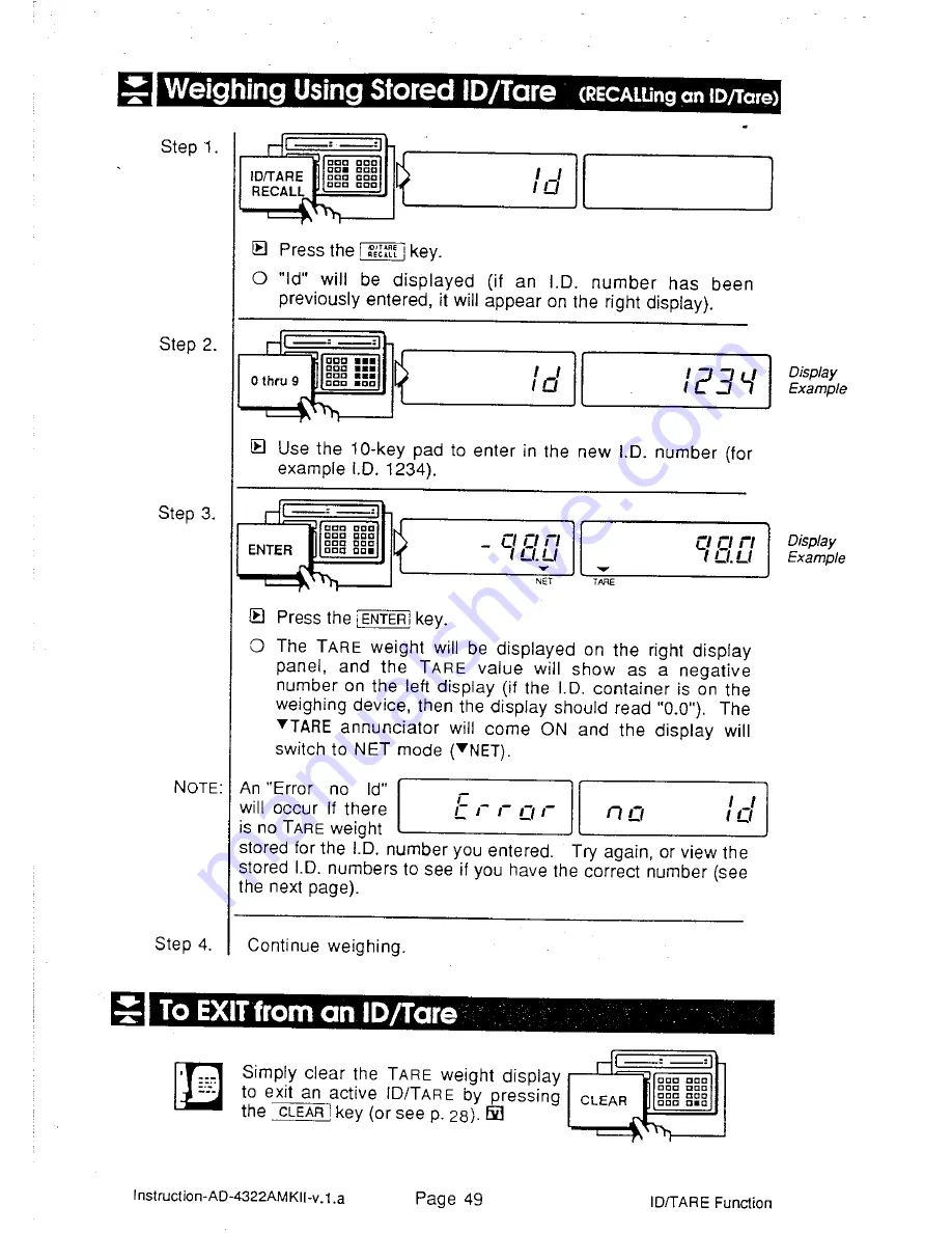 AND Weighing Indicator AD-4322A Mark II (MKII) Instruction Manual Download Page 55