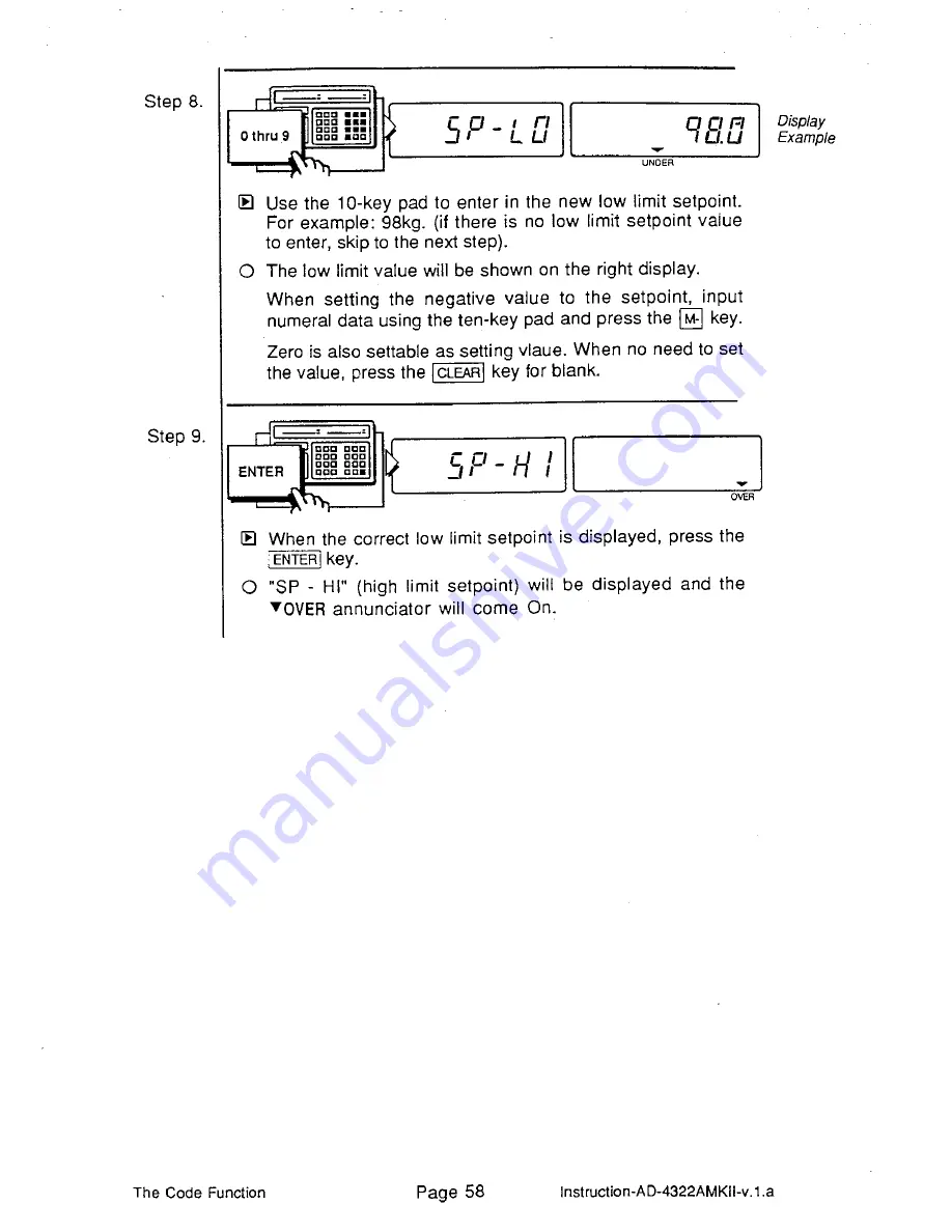 AND Weighing Indicator AD-4322A Mark II (MKII) Instruction Manual Download Page 64