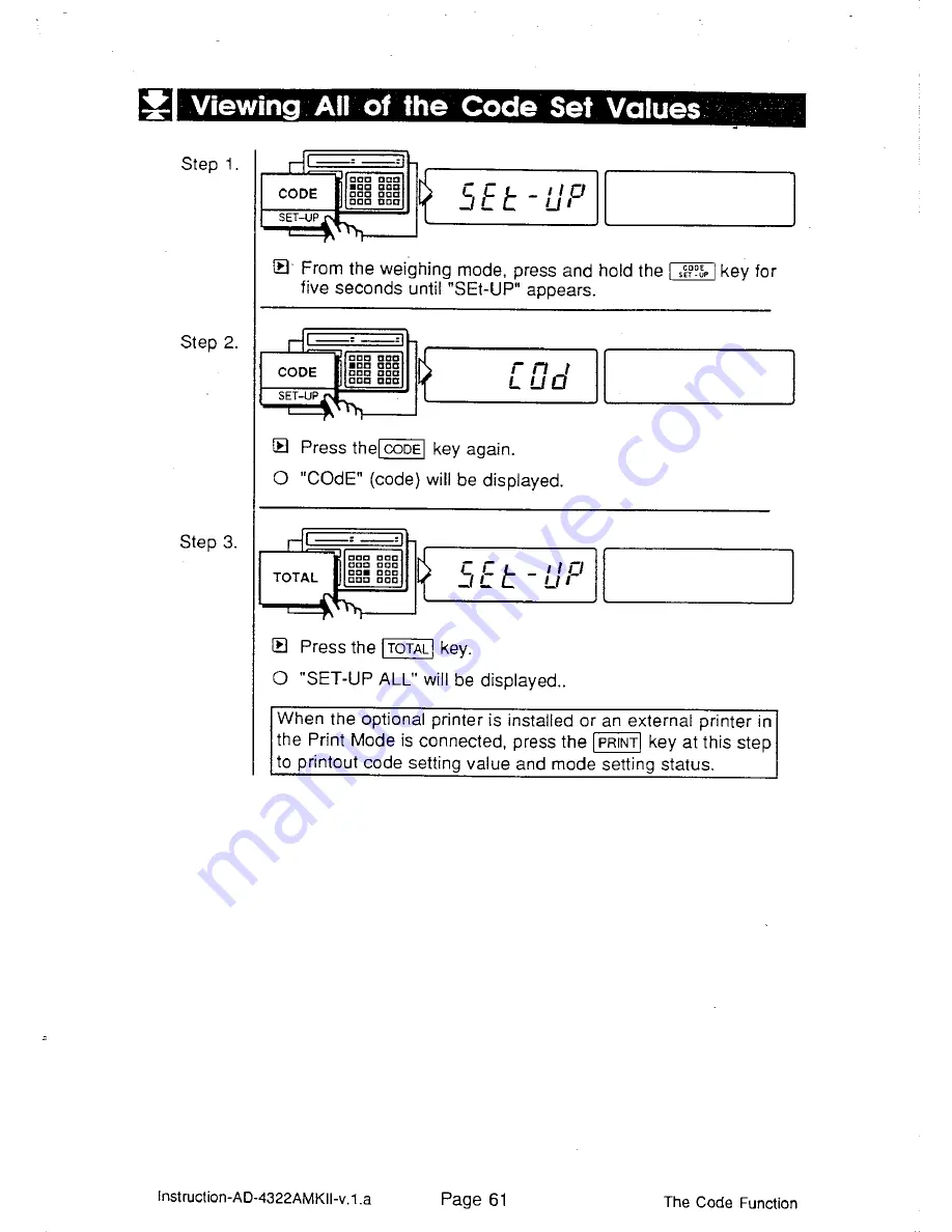 AND Weighing Indicator AD-4322A Mark II (MKII) Instruction Manual Download Page 67