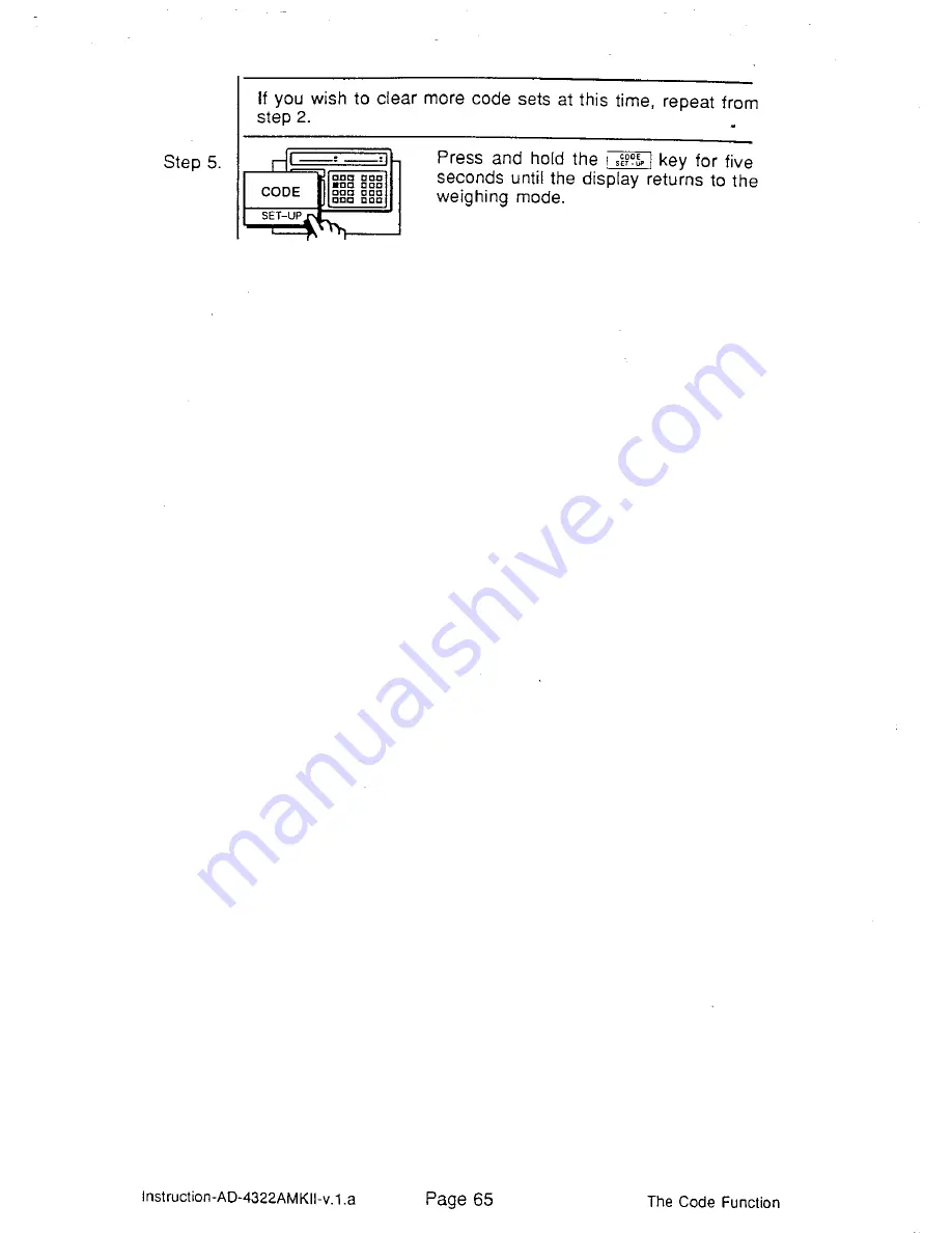 AND Weighing Indicator AD-4322A Mark II (MKII) Instruction Manual Download Page 71