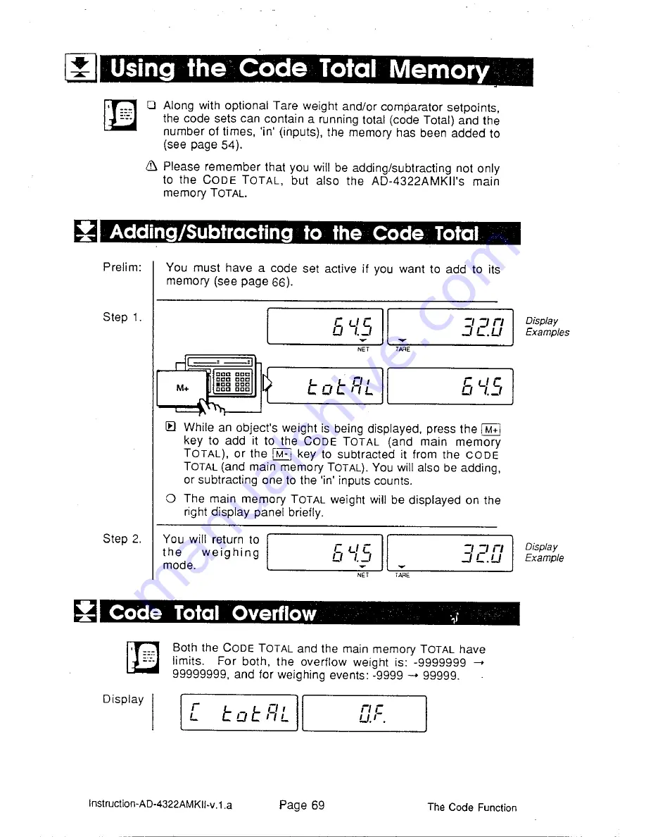 AND Weighing Indicator AD-4322A Mark II (MKII) Instruction Manual Download Page 75