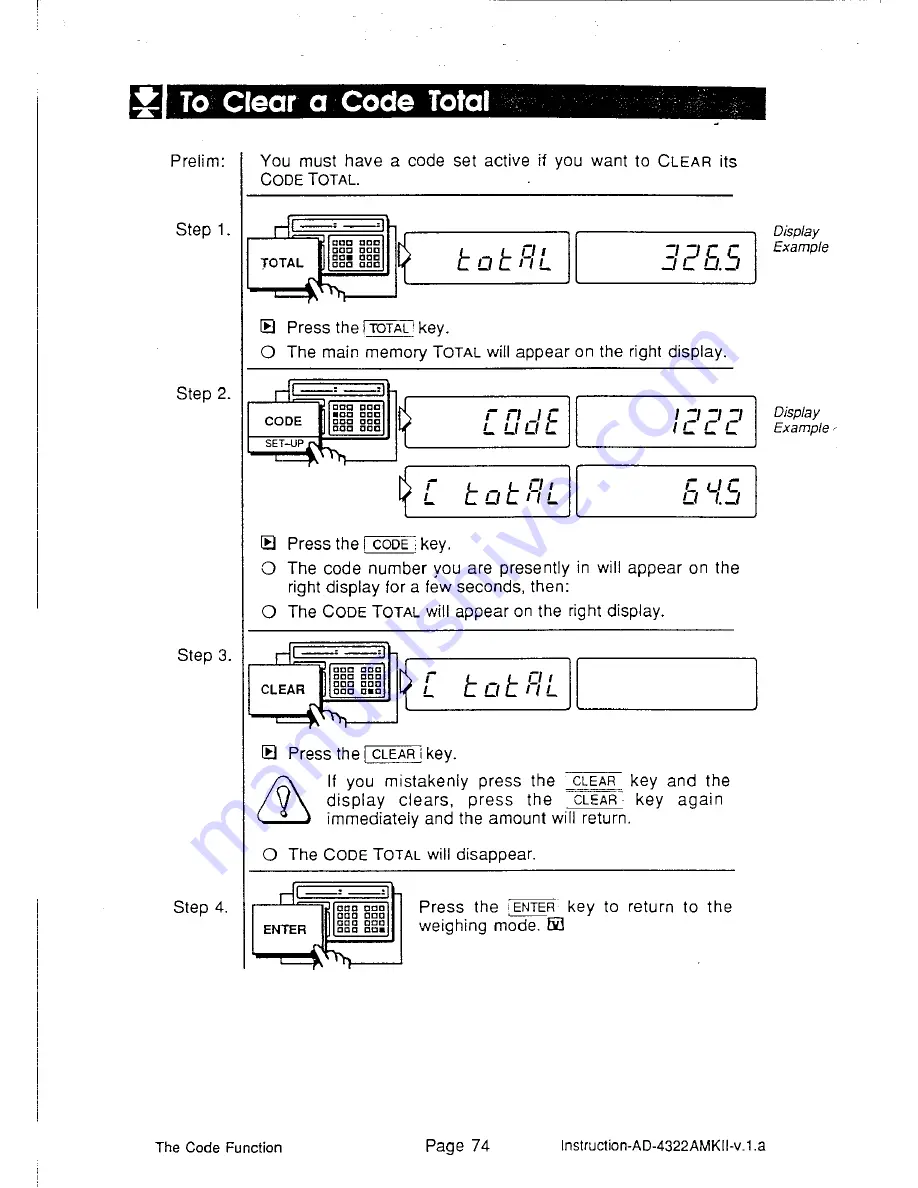 AND Weighing Indicator AD-4322A Mark II (MKII) Instruction Manual Download Page 80