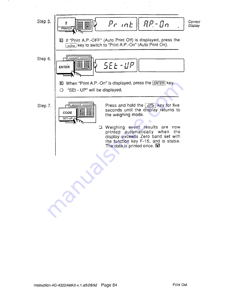 AND Weighing Indicator AD-4322A Mark II (MKII) Скачать руководство пользователя страница 90