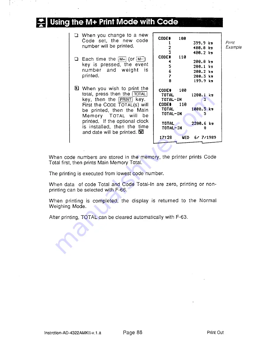 AND Weighing Indicator AD-4322A Mark II (MKII) Скачать руководство пользователя страница 94