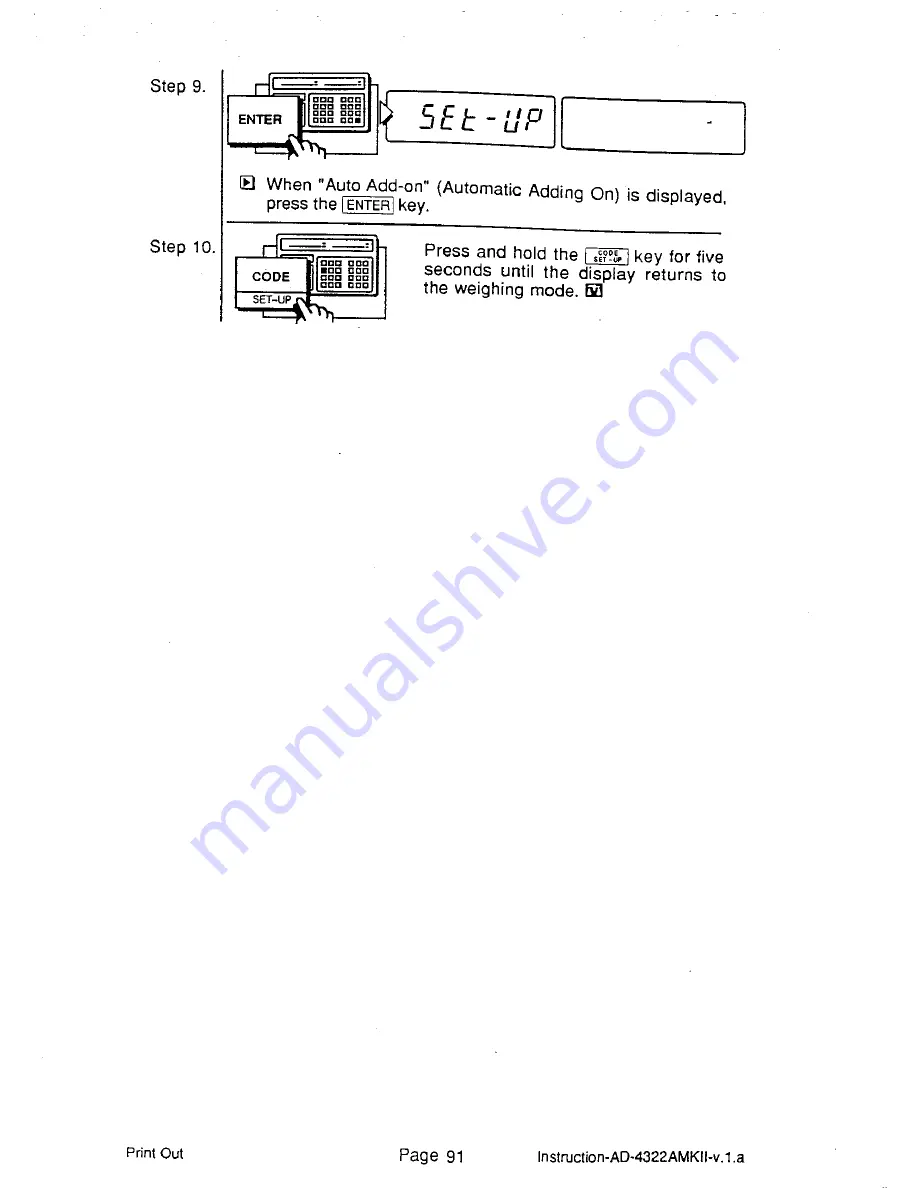 AND Weighing Indicator AD-4322A Mark II (MKII) Instruction Manual Download Page 97