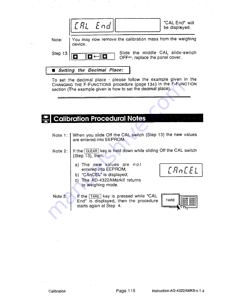 AND Weighing Indicator AD-4322A Mark II (MKII) Instruction Manual Download Page 124