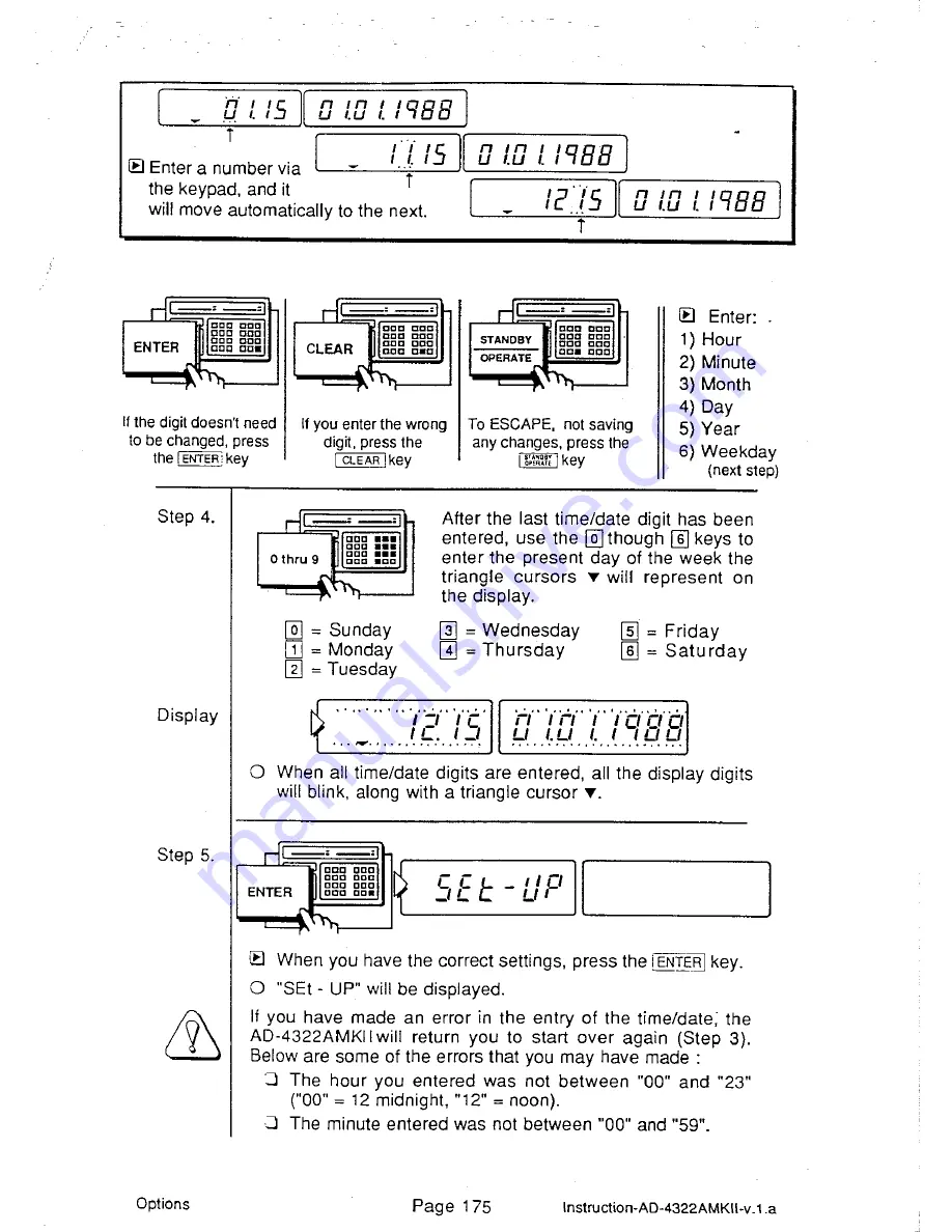 AND Weighing Indicator AD-4322A Mark II (MKII) Скачать руководство пользователя страница 181