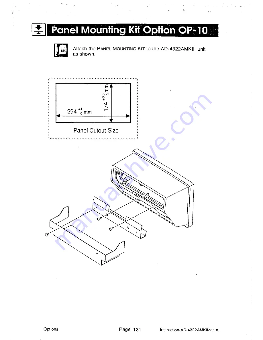 AND Weighing Indicator AD-4322A Mark II (MKII) Скачать руководство пользователя страница 187