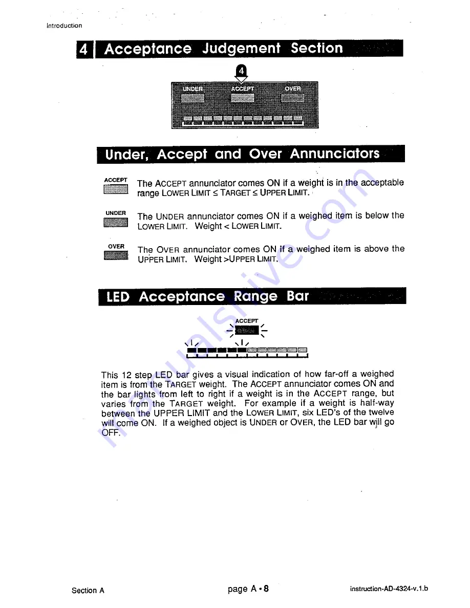 AND Weighing Indicator AD-4324 Instruction Manual Download Page 12