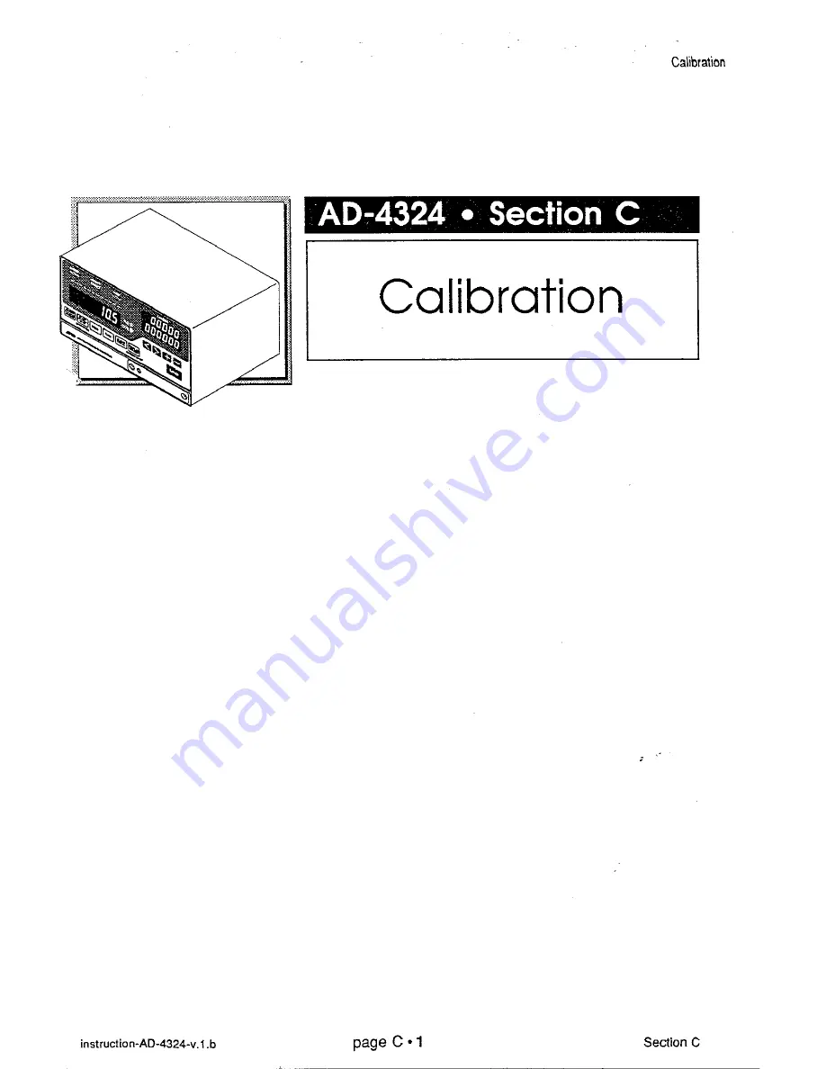 AND Weighing Indicator AD-4324 Instruction Manual Download Page 25