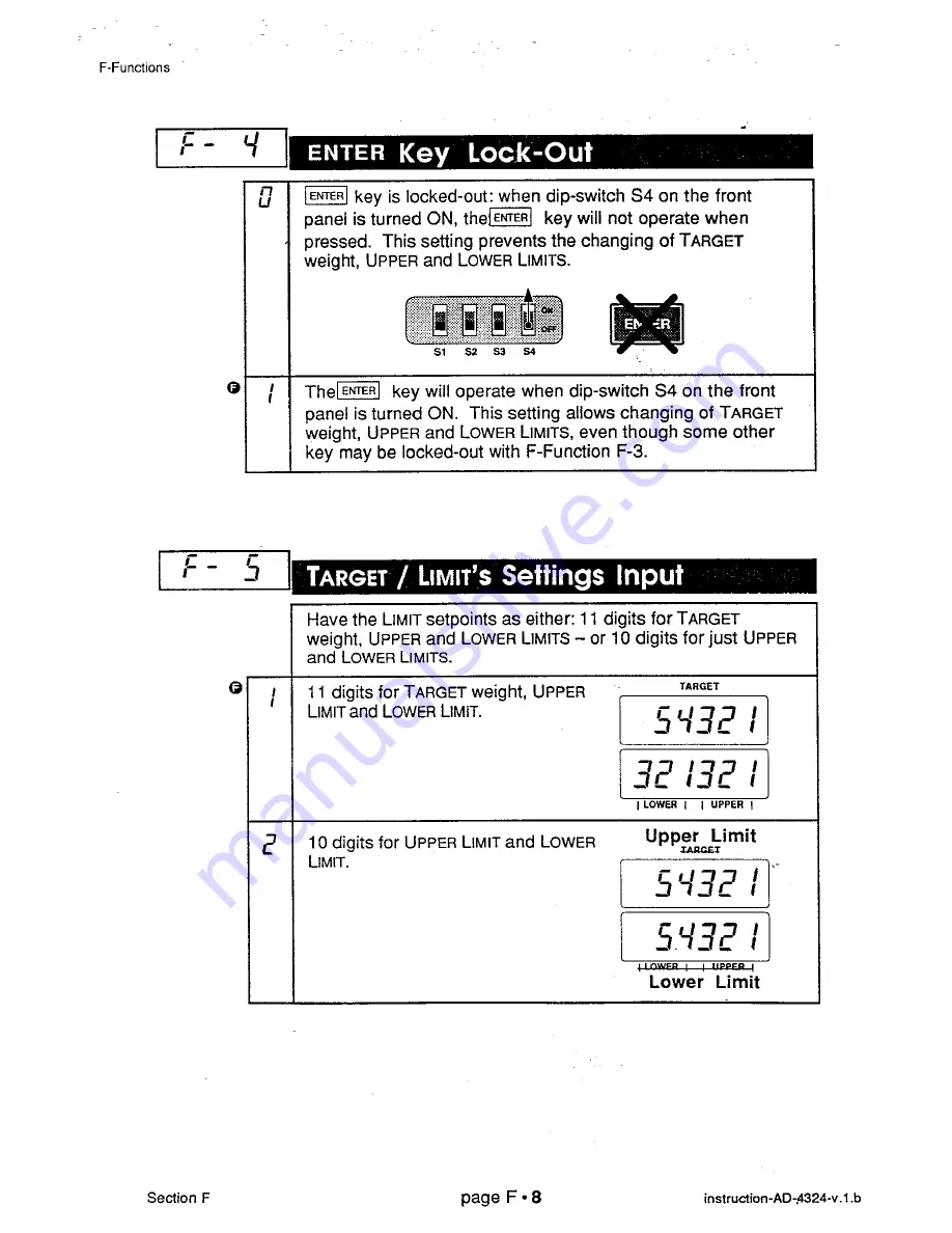 AND Weighing Indicator AD-4324 Instruction Manual Download Page 57