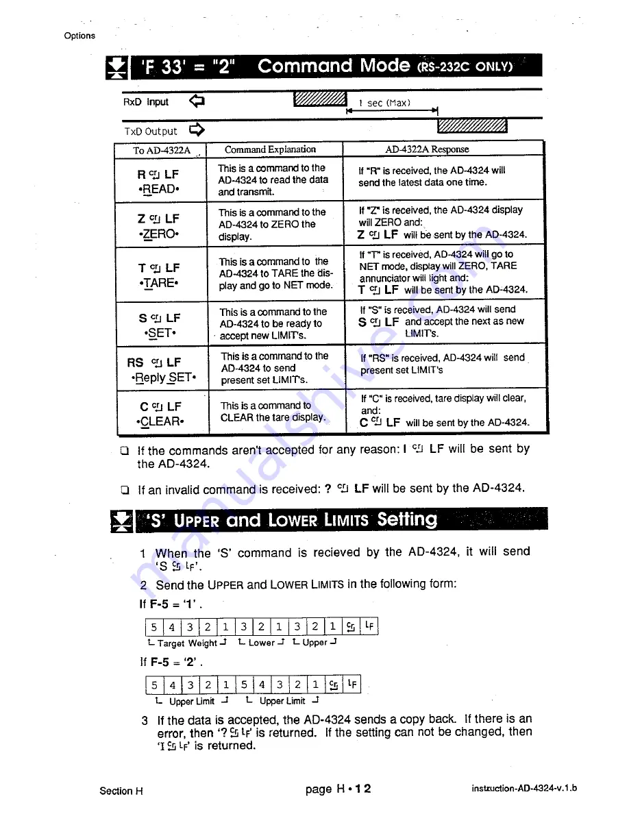 AND Weighing Indicator AD-4324 Instruction Manual Download Page 86