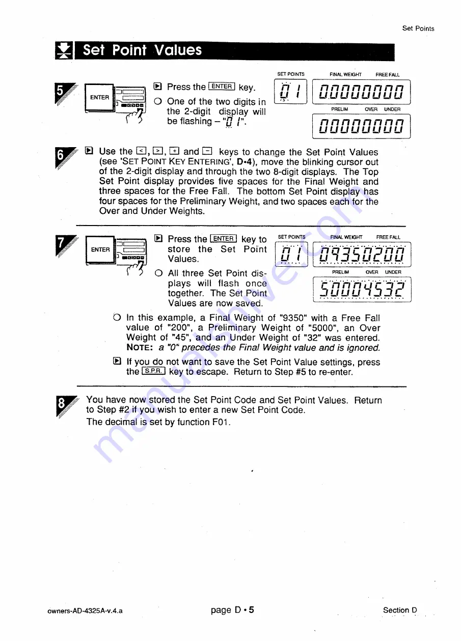 AND Weighing Indicator AD-4325A Instruction Manual Download Page 53