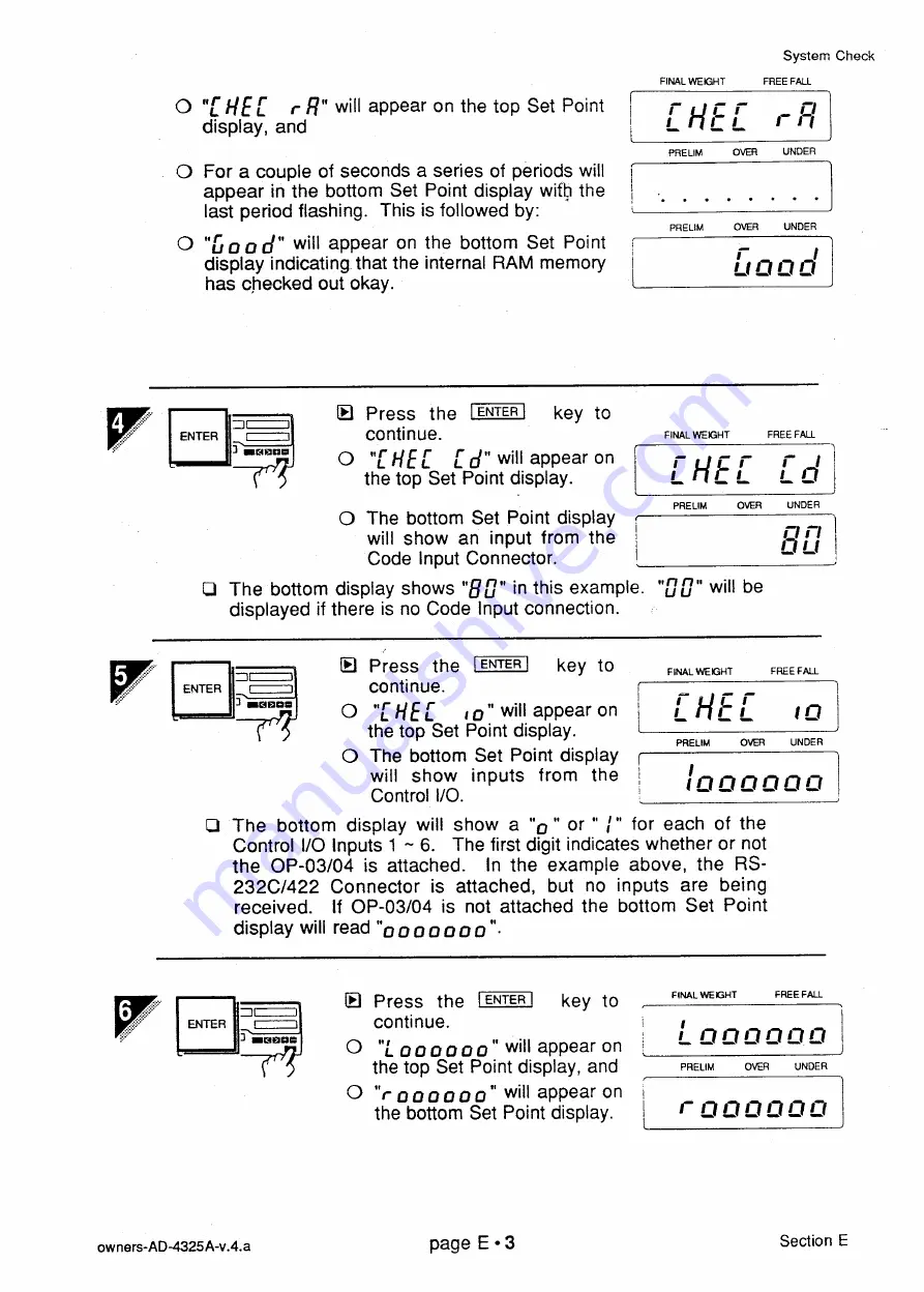 AND Weighing Indicator AD-4325A Instruction Manual Download Page 64