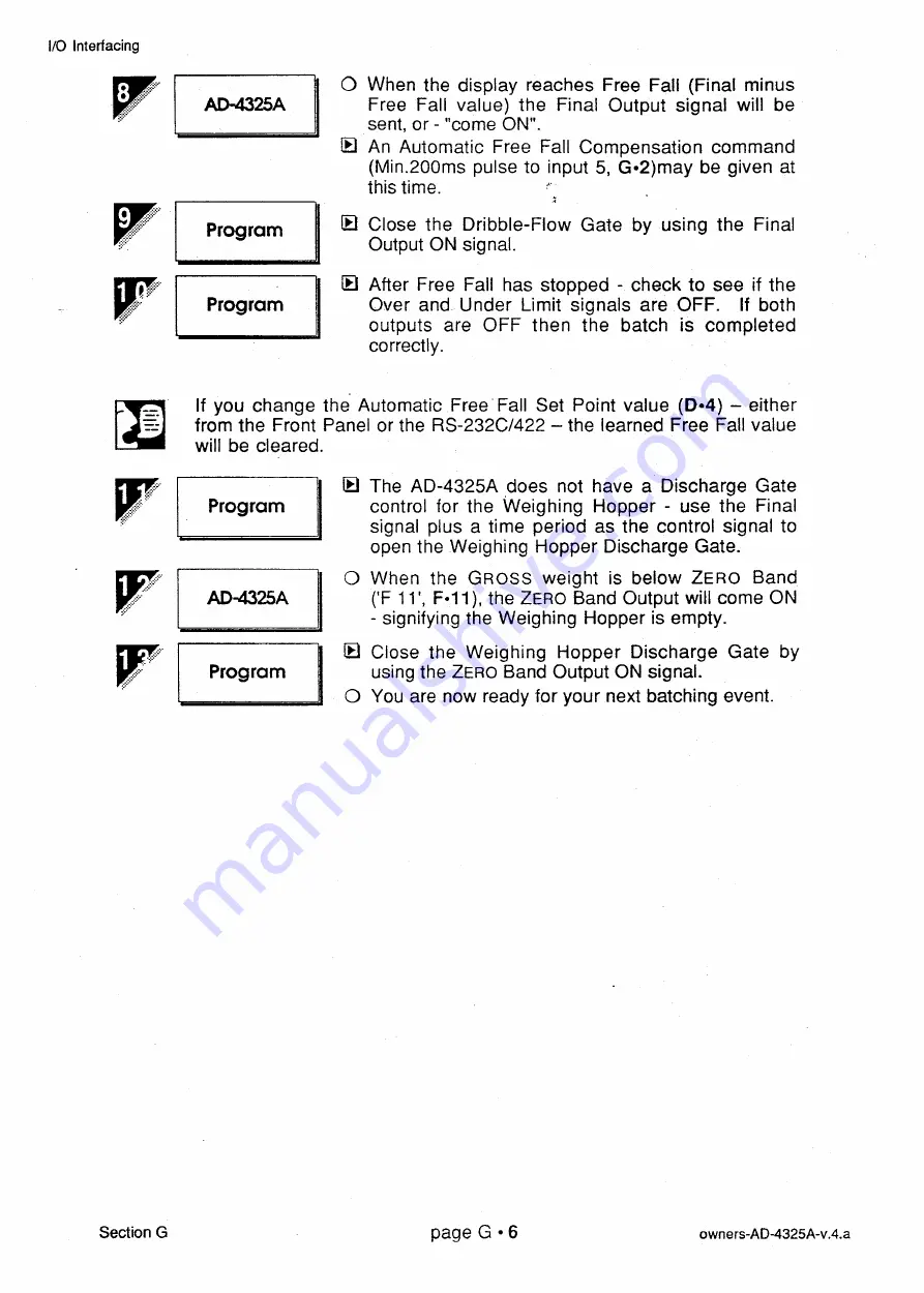 AND Weighing Indicator AD-4325A Instruction Manual Download Page 90