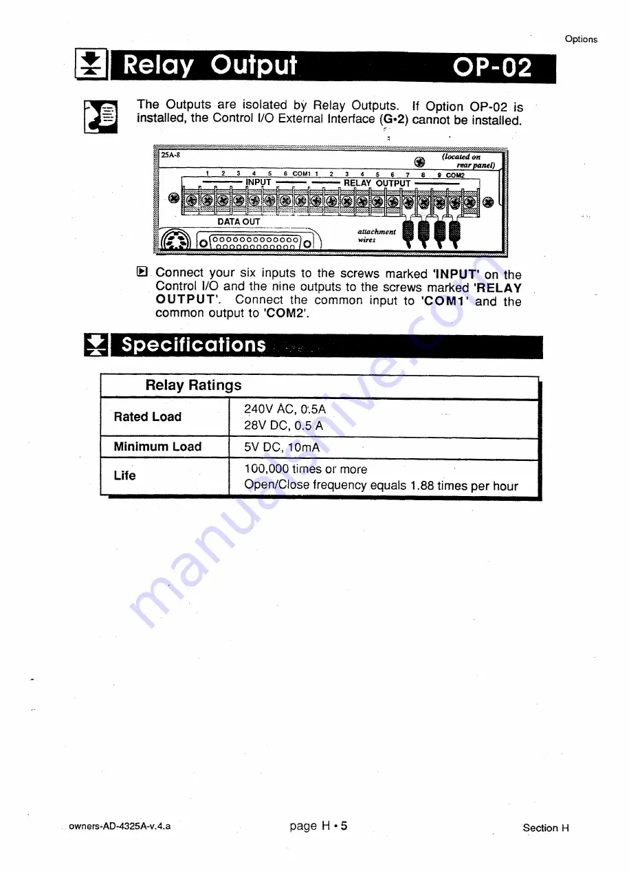 AND Weighing Indicator AD-4325A Instruction Manual Download Page 114