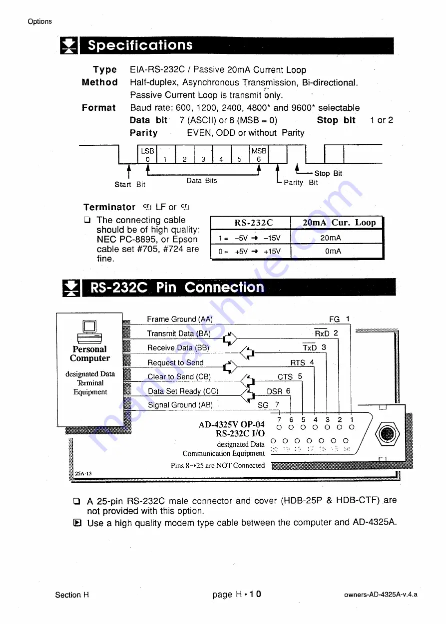 AND Weighing Indicator AD-4325A Instruction Manual Download Page 119