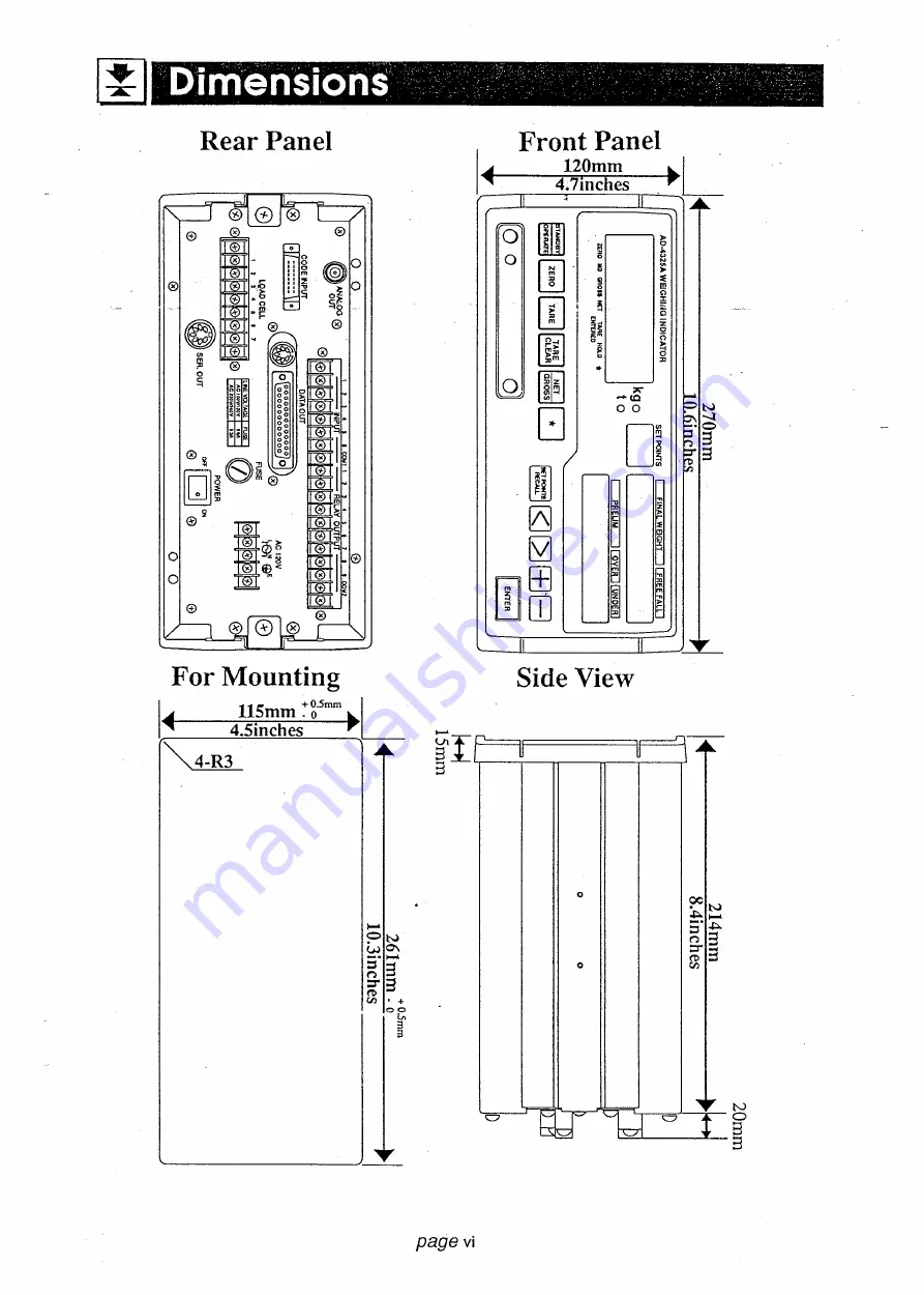 AND Weighing Indicator AD-4325A Instruction Manual Download Page 132