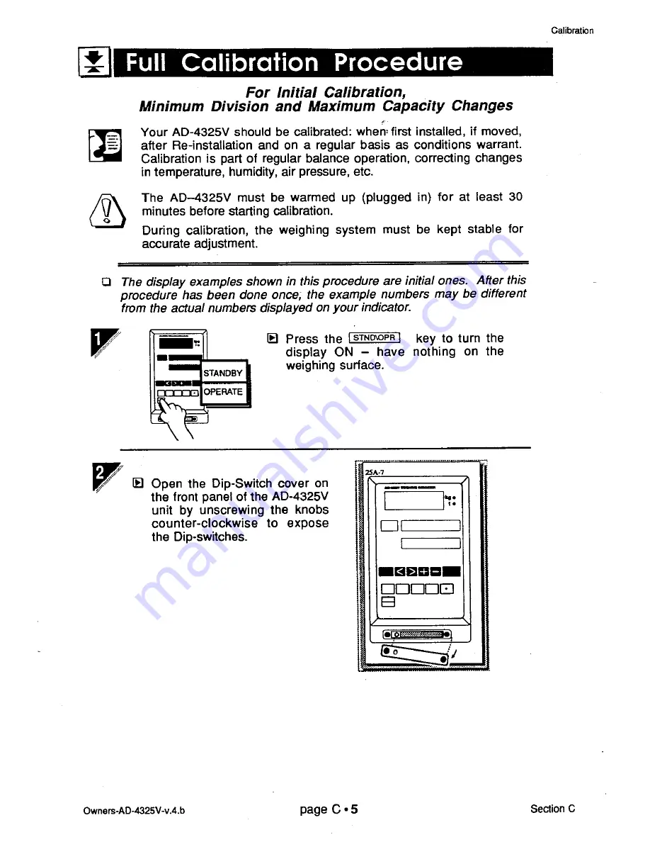 AND Weighing Indicator AD-4325V Instruction Manual Download Page 45