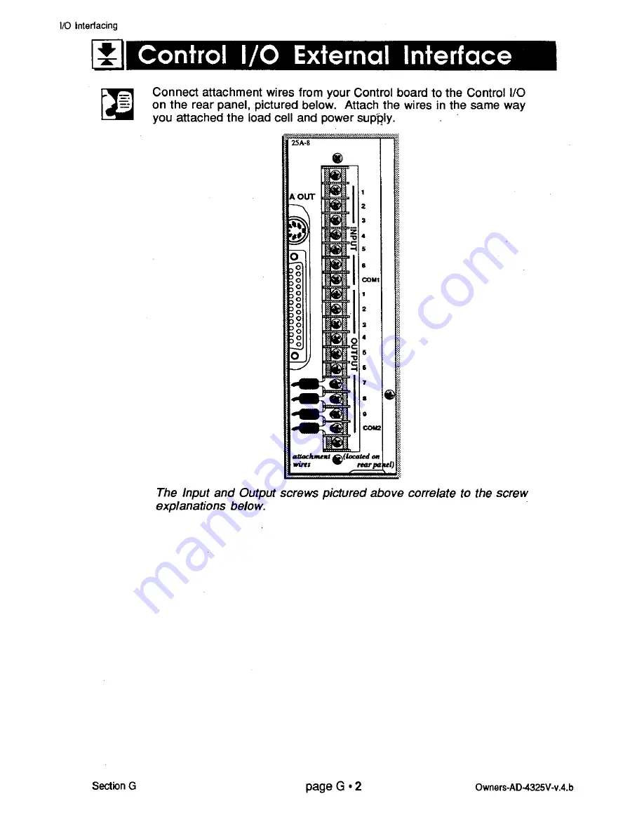 AND Weighing Indicator AD-4325V Instruction Manual Download Page 97