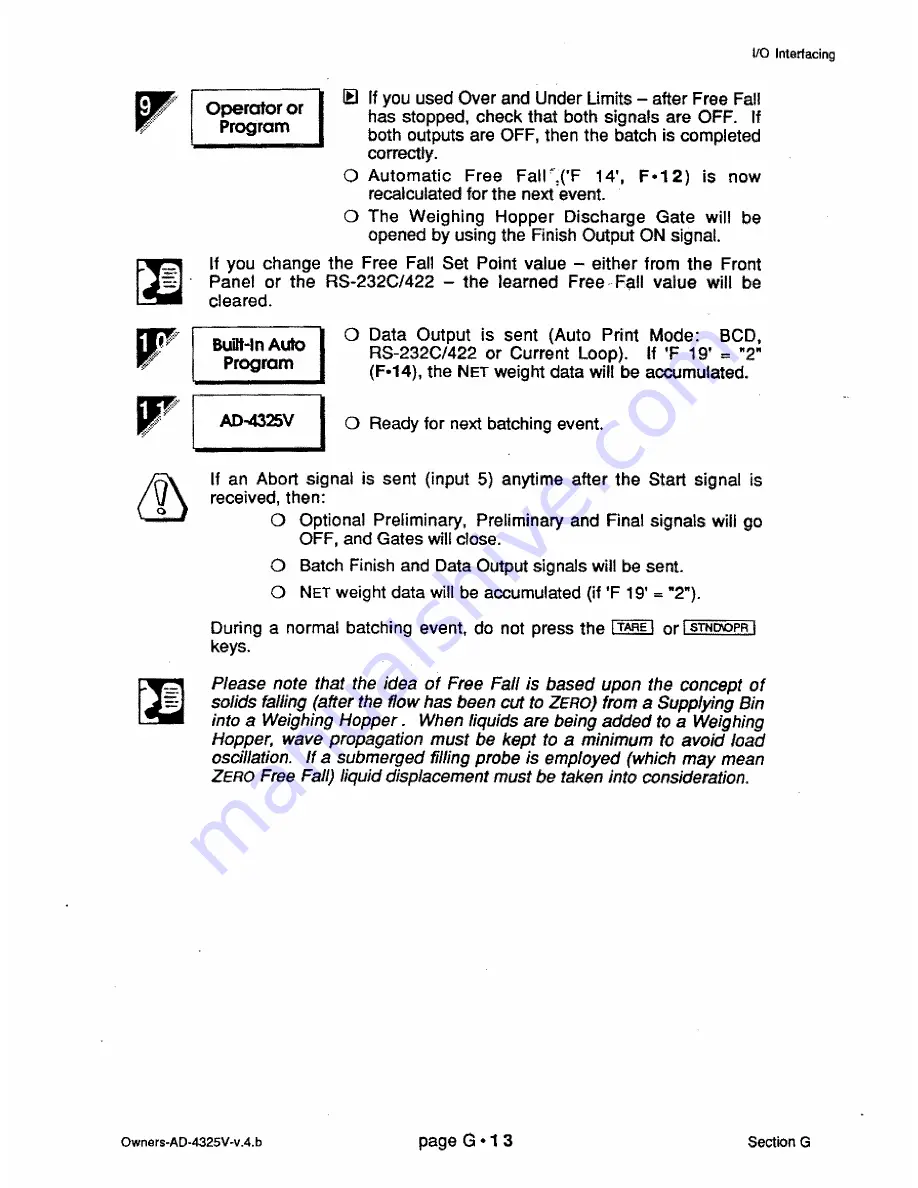 AND Weighing Indicator AD-4325V Instruction Manual Download Page 108