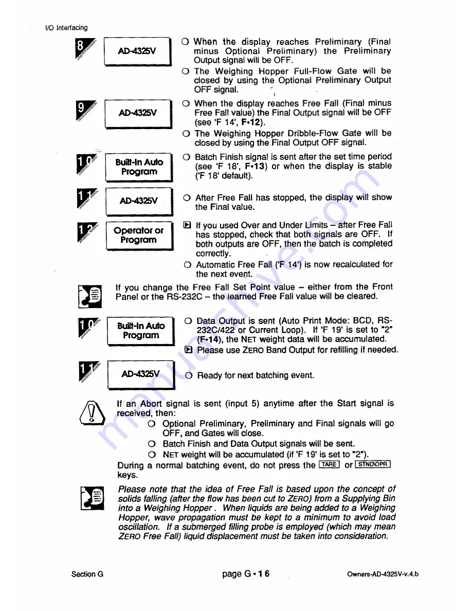 AND Weighing Indicator AD-4325V Instruction Manual Download Page 111