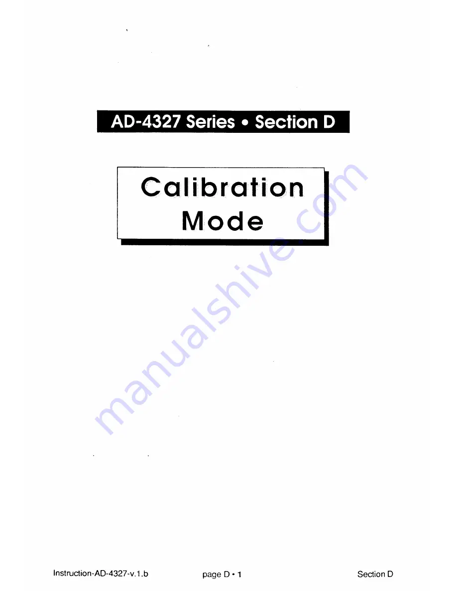 AND Weighing Indicator AD-4327A Instruction Manual Download Page 16