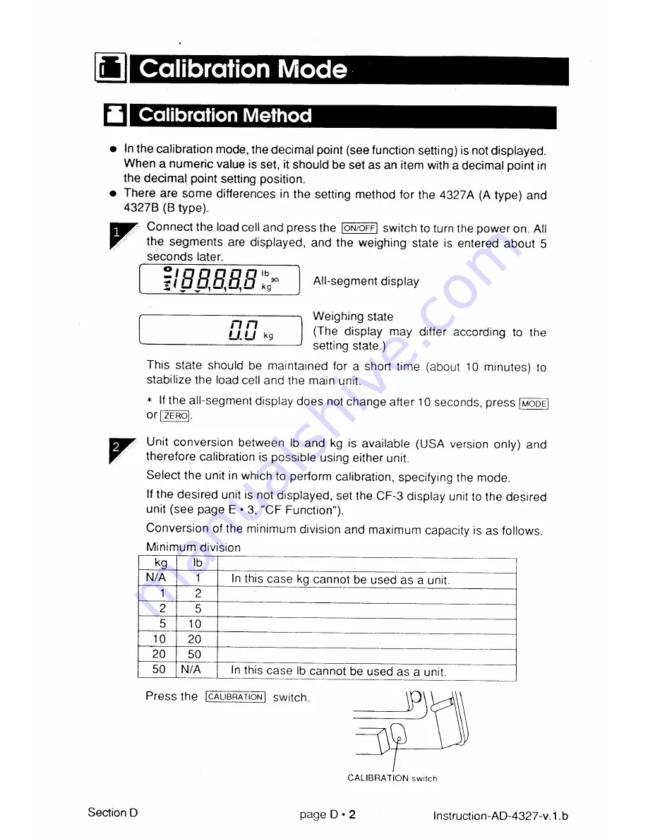 AND Weighing Indicator AD-4327A Instruction Manual Download Page 17